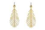  CASSIS® Jewels all diamond feather earrings ... Always on trend ... Always in motion. 