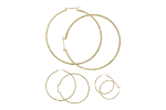 CASSIS®  Jewels Iconic Hoops ... Pick a size and go !!!Collected in yellow - white or rose gold in any of three sizes. 