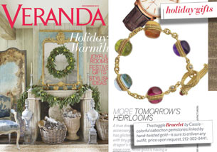 Holiday gifts - Tomorrow’s Heirlooms - December 2012 Veranda Magazine